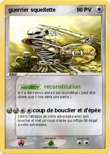 Pokemon guerrier squellette