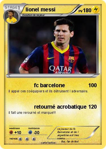 Pokemon lionel messi
