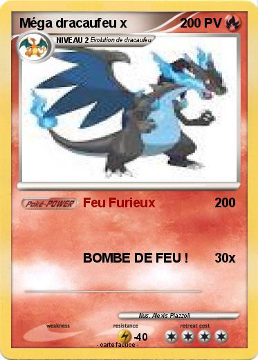 Pokemon Méga dracaufeu x