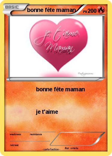 Pokemon bonne fète maman