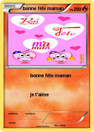 Pokemon bonne fète maman