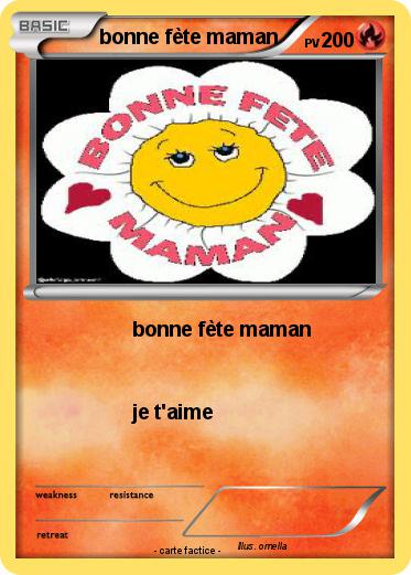 Pokemon bonne fète maman