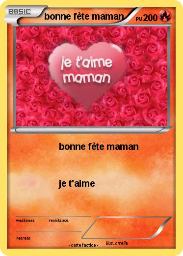 Pokemon bonne fète maman