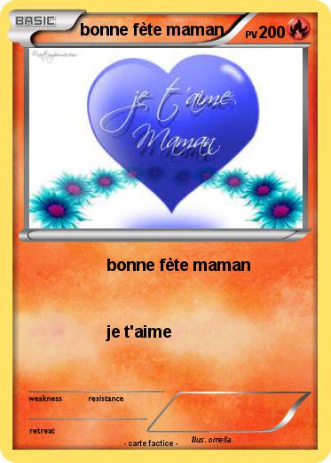 Pokemon bonne fète maman