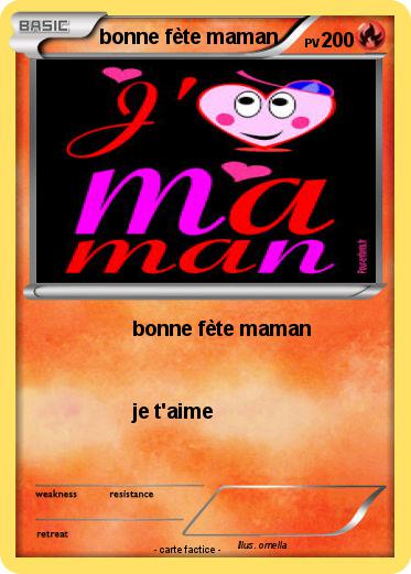 Pokemon bonne fète maman