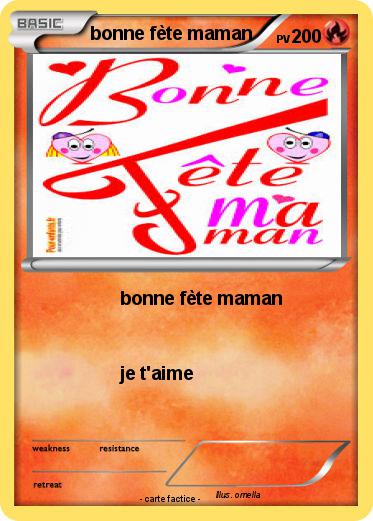 Pokemon bonne fète maman