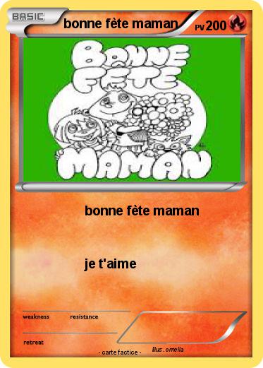 Pokemon bonne fète maman