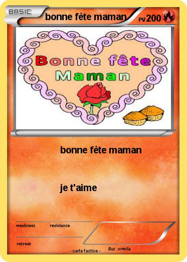 Pokemon bonne fète maman