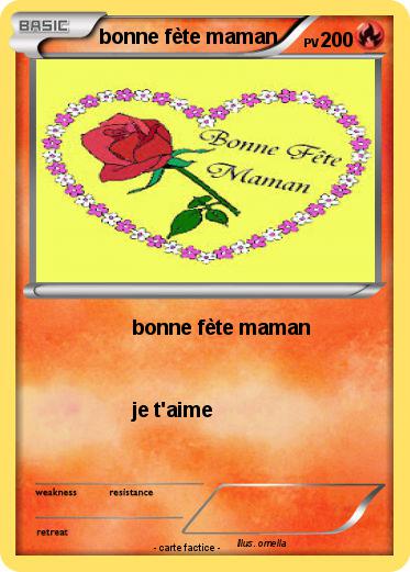 Pokemon bonne fète maman