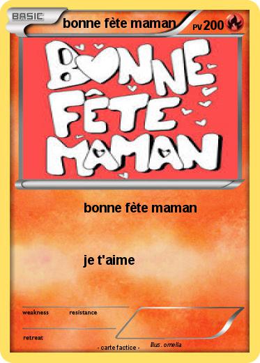 Pokemon bonne fète maman