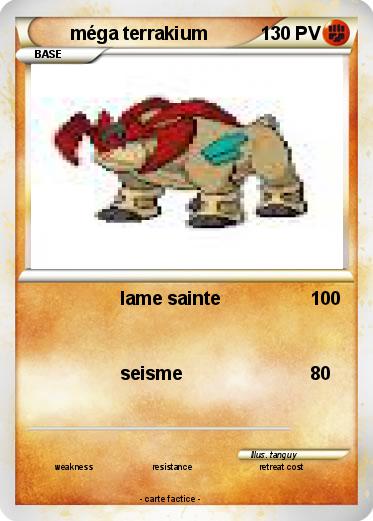 Pokemon méga terrakium