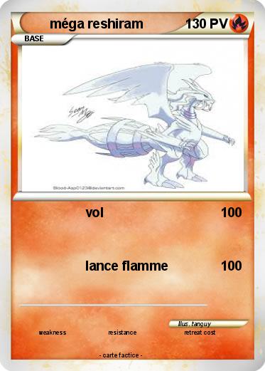 Pokemon méga reshiram