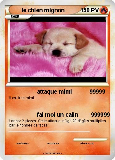Pokemon le chien mignon