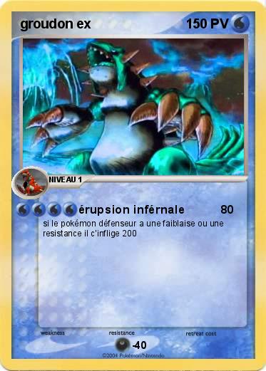 Pokemon groudon ex