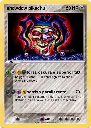 Pokemon shawdow pikachu