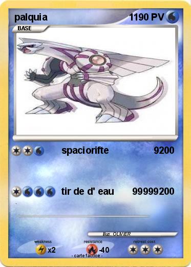 Pokemon palquia                               1