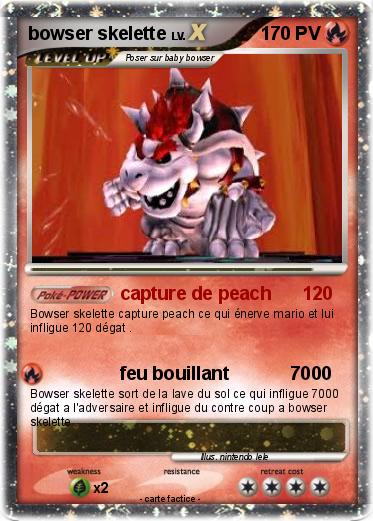 Pokemon bowser skelette
