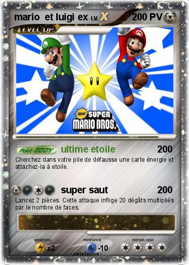 Pokemon mario  et luigi ex