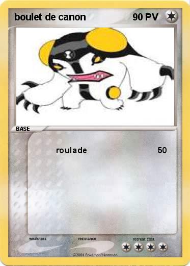 Pokemon boulet de canon