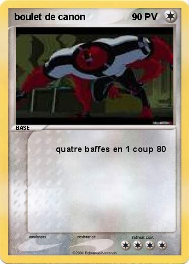 Pokemon boulet de canon