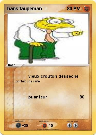 Pokemon hans taupeman