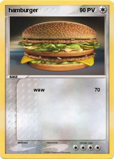 Pokemon hamburger
