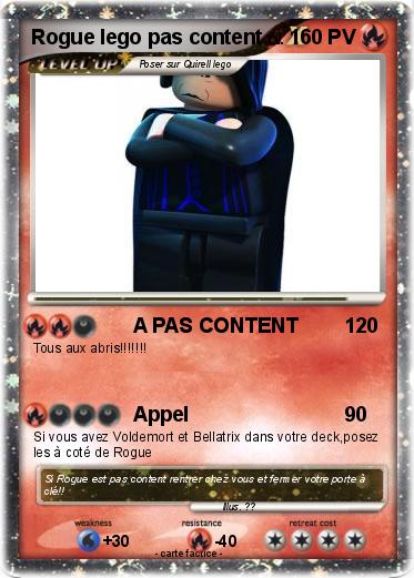 Pokemon Rogue lego pas content