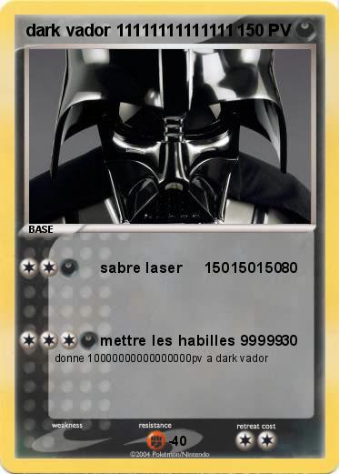 Pokemon dark vador 11111111111111