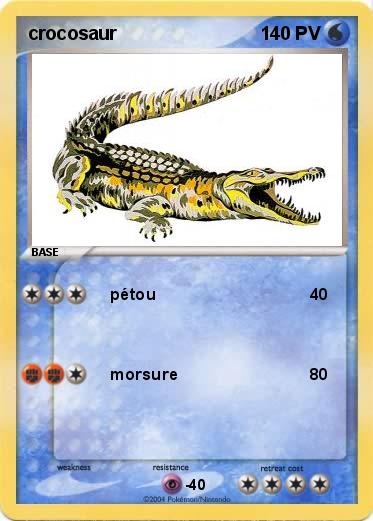 Pokemon crocosaur