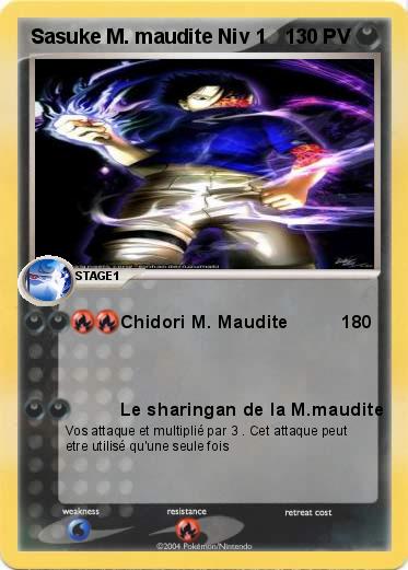 Pokemon Sasuke M. maudite Niv 1
