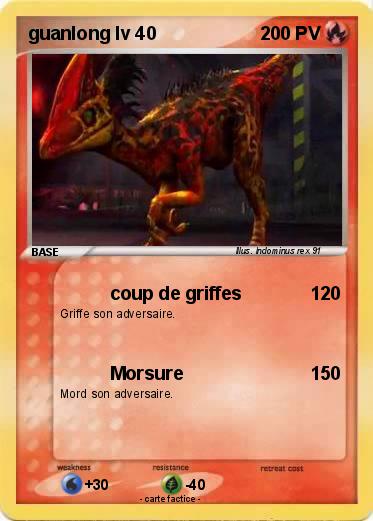 Pokemon guanlong lv 40