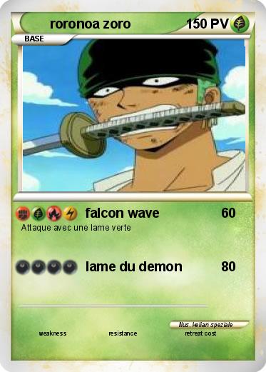 Pokemon roronoa zoro