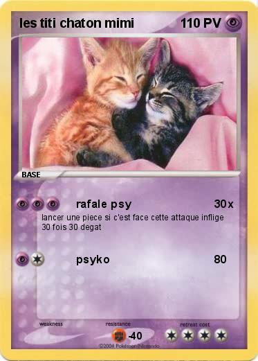 Pokemon les titi chaton mimi