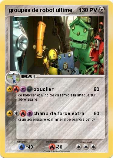 Pokemon groupes de robot ultime