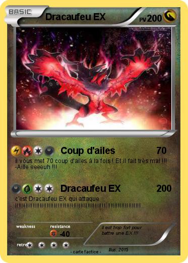 Pokemon Dracaufeu EX