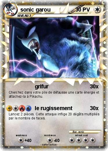 Pokemon sonic garou