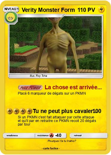 Pokemon Verity Monster Form