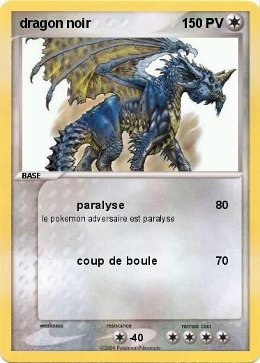 Pokemon dragon noir 