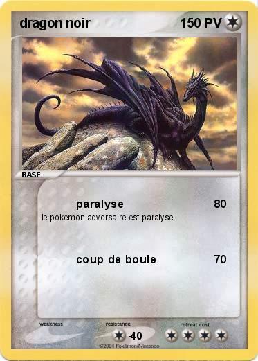 Pokemon dragon noir 