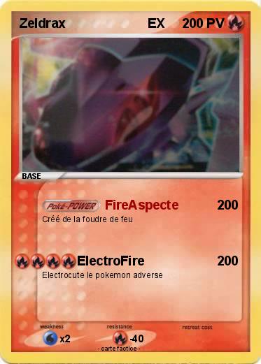 Pokemon Zeldrax                       EX