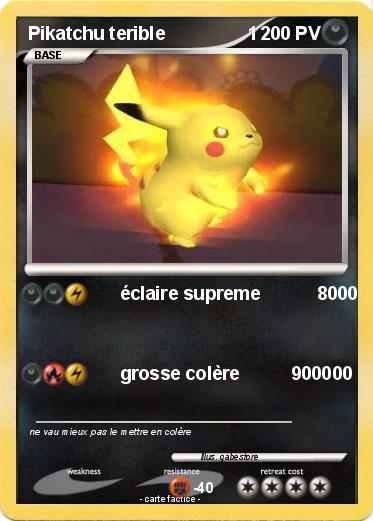Pokemon Pikatchu terible                1