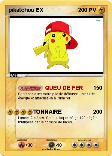 Pokemon pikatchou EX