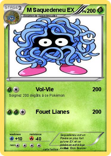 Pokemon M Saquedeneu EX