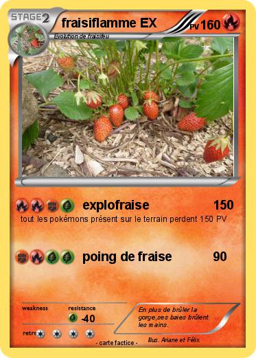 Pokemon fraisiflamme EX