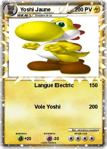 Pokemon Yoshi Jaune