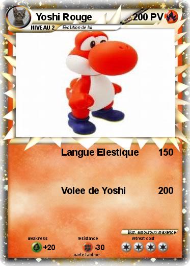 Pokemon Yoshi Rouge