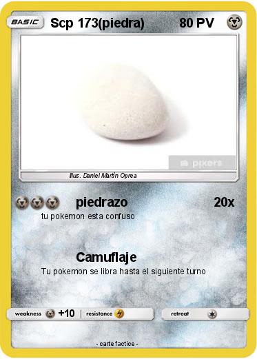 Pokemon Scp 173(piedra)