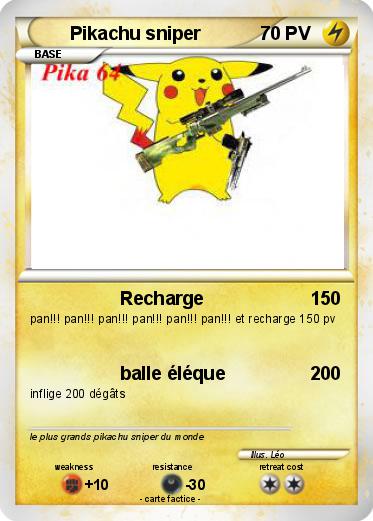Pokemon Pikachu sniper