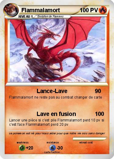 Pokemon Flammalamort