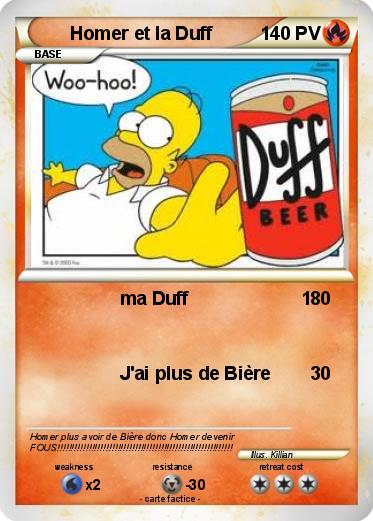 Pokemon Homer et la Duff